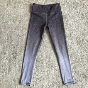 EC Zyia Active Grey Leopard Print Ombre Leggings - Size 4